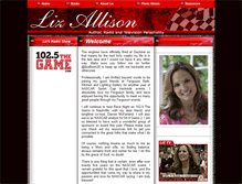 Tablet Screenshot of lizallison.com